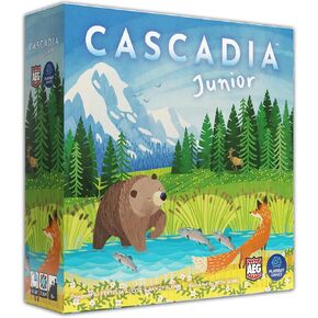 AEG & Flatout Games | Cascadia Junior - Based on The Award-Winning Board Game, Cascadia | 2-4 Players | Ages 6+ | Easy to Learn | Quick to Play |