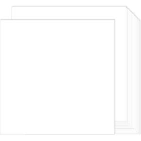 White Cardstock 11.8x11.8-100 ورقة بطاقة Cardstock ، ورق 80 رطل ورقة مخزون بطاقة لصنع البطاقات ، صياغة ، سجل القصاصات ، ألبومات الصور