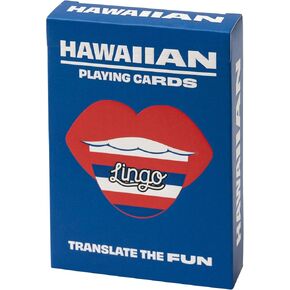 Lingo Hawaiian Playing Cards | Travel Flashcards | Learn Hawaiian Slang Vocabulary in A Fun & Easy Way | 52 Essential Translations