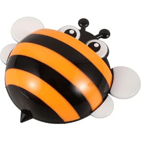 Magnetic Pen Holder Bee Shape Pencil Holder Whiteboard Pen Holders Orange Dry Erase Organizer for Refrigerator Locker School Office
