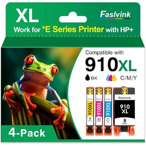 خراطيش حبر 910XL بديل لـ HP 910XL حبر خراطيش حزمة التحرير والسرد لـ HP OfficeJet Pro 8025E 8015E 8035E 8028E 8022E 8020 8015 8025 8035 8035 PRINTERS ، 4 Pack