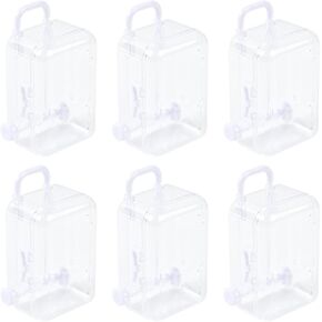 Asunfo 6 PCS Mini Forccase Party Tavor Box Small Candy Gift Boxes Case Jewelry Case for Wedding Party Clear