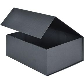 BEISHIDA Red Gift Box 11 X 9 X 4.4inch, Gift Boxes with Magnetic Closure Lids for Father's Day Mother's Day Presents, Bridesmaid Proposal Christmas Valentine Thanksgiving