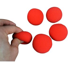 Sumrica Magic 6PCS Magic Sponge Ball و Magic Tricks Props و Sponge Ball for Magic Show و Sponge Ball Magic Toy وأداء الحفلات والدعائم السحرية عن قرب وكرة إسفنجية خالية واجهًا و 4.5 سم