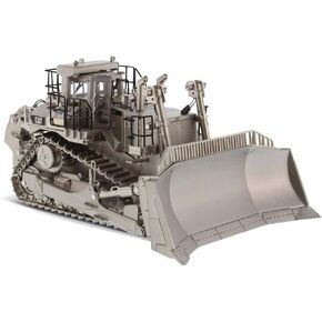 Diecast Masters 1:50 Scale Caterpillar D11 Track-Type Tractor Matte, Silver-Plated Finish | Commemorative Series Cat Trucks & Construction Equipment Model 85252