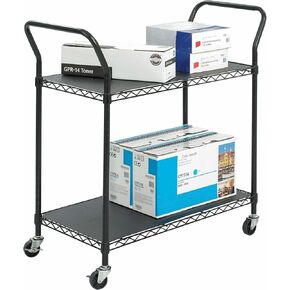 Wire Utility Cart, Black