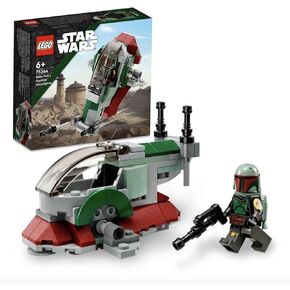 Lego 75344 Star Wars Boba Fett Spaceship (TM) Microfighter Toy Block Present Space Boys 6 وما فوق