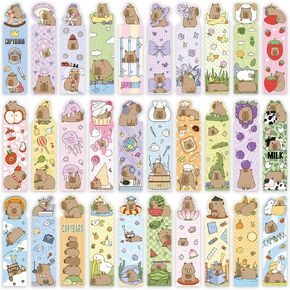 30pcs Capybara Longmarks Cartoon Animals Decorations Card Card Pages Habks Hompts الإبداعية للقرطاسية اللوازم اللوازم