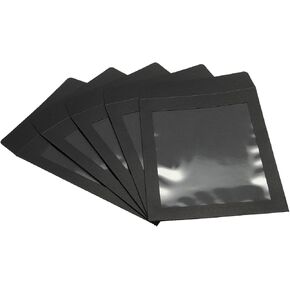 PATIKIL Full Face Window Envelopes 10 Pack A5 Clear Single Sided for Mailing Statement Photos Catalogs, Green