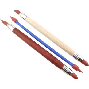 Maxmoral 3pcs Art Tools Dual Tip Pen Pen Clay Clay Tool Clay Diy Sculpting Modeling Tool Tool Seramic Sculpture Tool