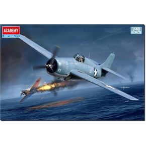 أكاديمية 1/48 USA F4F-4 Wildcat Battle of Midway Plastic Model 12355 (Airplane)