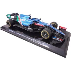 - Formula 1 Compatible with Alpine A521 Fernando Alonso 2021 Saudi Arabia Grand Prix - 1/24 Diecast Model Car OR081