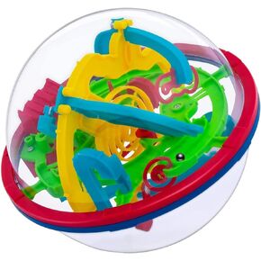 3D Maze Ball ، 4.7 '' لعبة ألغاز متاهة تفاعلية مع 100 عقبة ، لعبة تعليم الأطفال