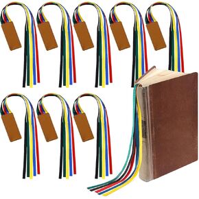 10pcs Bible Ribbon Bookmark Multi Ribbon Page Marker Marker Book Leather Book Coll ، Ribbon Colorful (10)