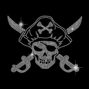 SPANDANT SPIRATE PIRATE BLING IRON ON RHINESTONE SPEMERON CRISTAL RHINESTONE IRON