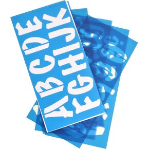 Westcott LetterCraft Stencil, Marker Font, 2-Inch Characters (15836)