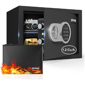 [1.6 cu.ft. ] راعي Fireproof Safe للمنزل ، وثيقة شباك التذاكر الآمن ، وخزائن الأمان الرقمية ، وخزائن الخزانة مقابل المال ، وخزائن الجدران مع لوحة المفاتيح الإلكترونية لأعمال منزل الفندق ، 1.6 متر مكعب.