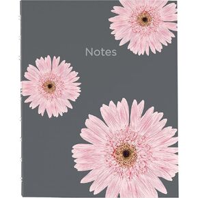 Blueline Noteproâ ¢ دفتر ملاحظات ، نظام الفهرسة ، 9.25 "× 7.25" ، 150 صفحة ، تصميم ديزي الوردي (A6016.01)