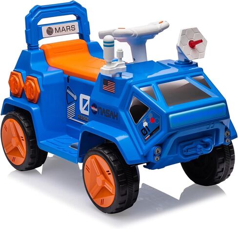 Kids Ride-On Car,Electric Toy for Kids,Mars Rover Adventure,W/Flash Lights, Music,Radar Rocket Sound & Flash Lights,Easy Control Electric Toddlers Car for Indoor/Outdoor Use,Pink in Saudi Arabia
