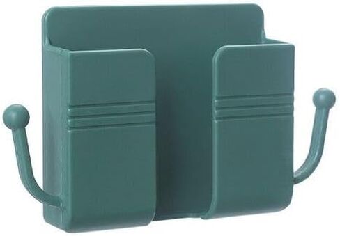 Colored Wall Mount Phone Charger Remote Holder for Bed Side Kitchen and Office use with Strong Adhesive to Prevent Falling offf (Green) in Kuwait