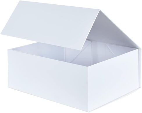 BEISHIDA Red Gift Box 11 X 9 X 4.4inch, Gift Boxes with Magnetic Closure Lids for Father's Day Mother's Day Presents, Bridesmaid Proposal Christmas Valentine Thanksgiving in Kuwait