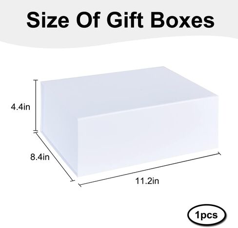 BEISHIDA Red Gift Box 11 X 9 X 4.4inch, Gift Boxes with Magnetic Closure Lids for Father's Day Mother's Day Presents, Bridesmaid Proposal Christmas Valentine Thanksgiving in Kuwait