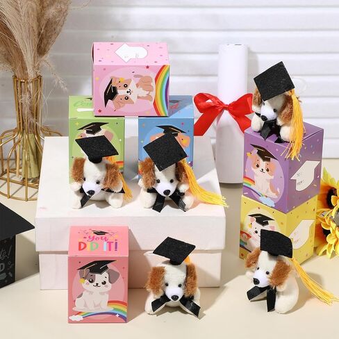 24 مجموعة Mini Graduation Plush Bear مع هدايا التخرج التخرج من سلسلة مفاتيح الحيوانات المحشوة مع مجموعة هدايا CAP لعام 2025 التخرج تخرج التخرج هدية تبادل الفصول الدراسية in Saudi Arabia