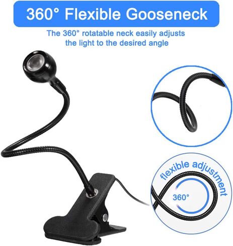 3W UV LED مصباح المكتب ، مرن GOSENECK و CHLAMP MINI DESK LIGH in Saudi Arabia