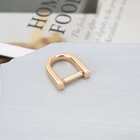 10pcs zipper screw d-ring 1.29x1.46cm لـ DIY Crafts Leathercrafts Accessories base keychain bas in Kuwait