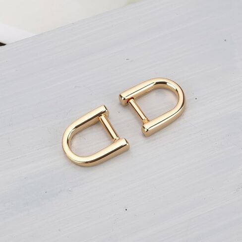 10pcs zipper screw d-ring 1.29x1.46cm لـ DIY Crafts Leathercrafts Accessories base keychain bas in Kuwait