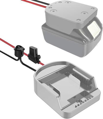 Power Wheel Adapter with Fuse & Switch, Secure Battery Adapter for Makita 18V Lithium Battery, with 12 Gauge Wire, Good Power Convertor for DIY Ride On Truck, Robotics, RC Toys and Work Lights in Kuwait