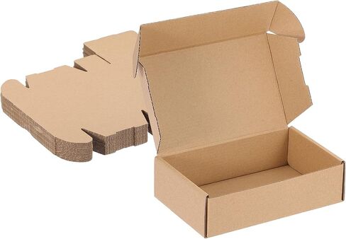 Patikil 10x7x2 بوصة صناديق شحن صغيرة ، 20 جهاز كمبيوتر ملحق مربع كرتون مربع الصناديق لتعبئة البريد المتحرك مربعات الأعمال الصغيرة البيضاء in Kuwait