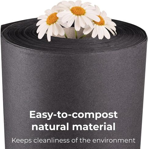Jumbo Roll Black Kraft Paper 36" x 8400" (700 feet) - Craft Paper Roll 45 lb Thickness - Black Kraft Paper Roll for Art and Crafts - Wrapping Paper for Gifts, Moving and Packing by IDL Packaging in Saudi Arabia