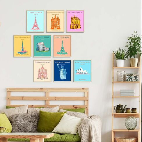 dodolo Sage Green Wall Art Prints, Set of 6, Abstract Matisse Posters, 8x10 inches, Unframed in Saudi Arabia