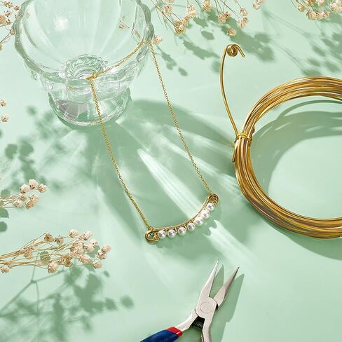 BENECREAT 16.4Ft Square Copper Wire, 16 Gauge Brass Wire, Half Hard Craft Wire for Jewelry Making, Gem Metal Wrap, Garden, Sculpting, Armature, Golden in Kuwait