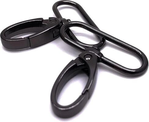 1-1/2 Inch Swivel Clasps - Lobster Claw Clasp 1.5 Inch Clips 38mm Hooks for Purse Bag Making - 8pcs Gunmetal in Kuwait