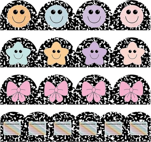 Supervitae 80 Pcs Coquette Pink Bow Classroom Bulletin Board Borders 91.8 Feet Back to School Coquette Pink Bulletin Board Border Stickers for Classroom Office Chalkboard Blackboard Whiteboard Decor in Saudi Arabia