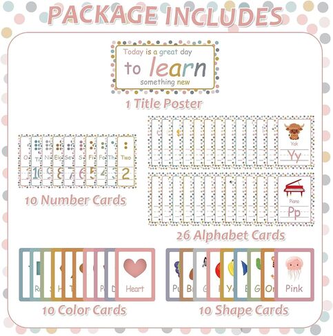 57PCS Outer Space Alphabet Number Bulletin Board Classroom Wall Letters Colors Shapes Poster ABC Number Lines Galaxy Educational Learning Cards for Teacher Preschool Kindergarten Decor in Kuwait