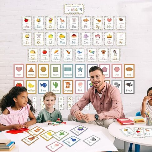 57PCS Outer Space Alphabet Number Bulletin Board Classroom Wall Letters Colors Shapes Poster ABC Number Lines Galaxy Educational Learning Cards for Teacher Preschool Kindergarten Decor in Kuwait