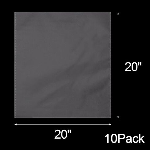 Awpeye Clear Basket Bags, 10 Pack, Clear Cellophane Wrap Bags for Baskets & Gifts 2 Mil Thick 20x20 Inches in Saudi Arabia