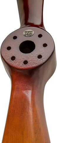 Authentic Models, Small Propeller, Vintage Wood Propeller, Black/Ivory with Honey Distressed Finish, Small in Kuwait