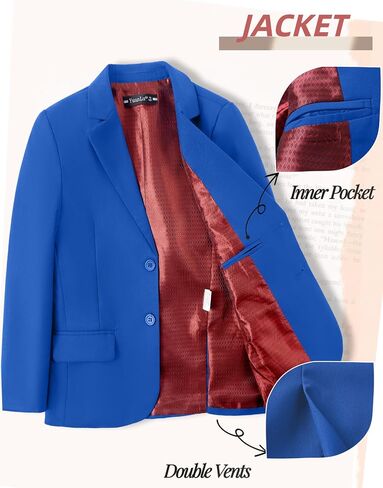 YuanLu Boys' Formal Suits Blazer Jacket Coat for Kids in Kuwait