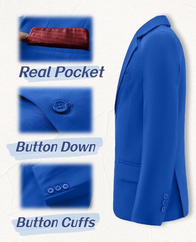 YuanLu Boys' Formal Suits Blazer Jacket Coat for Kids in Kuwait