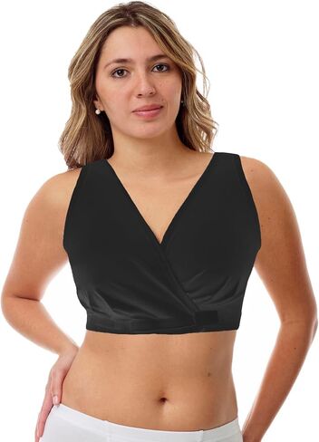 Underworks Arthritis Bra with Hook and Loop Closure - Sleep Leisure Breastfeeding Bra, 2X Beige in Kuwait