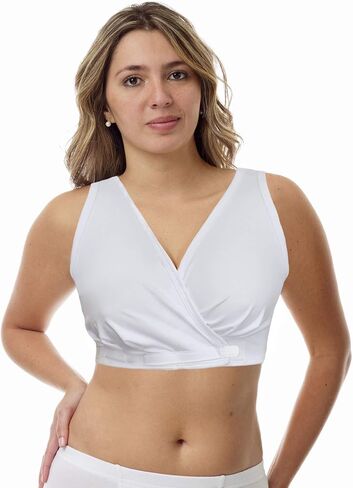 Underworks Arthritis Bra with Hook and Loop Closure - Sleep Leisure Breastfeeding Bra, 2X Beige in Kuwait