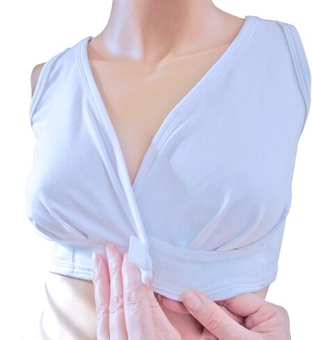 Underworks Arthritis Bra with Hook and Loop Closure - Sleep Leisure Breastfeeding Bra, 2X Beige in Kuwait