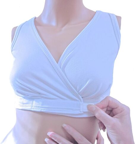 Underworks Arthritis Bra with Hook and Loop Closure - Sleep Leisure Breastfeeding Bra, 2X Beige in Kuwait