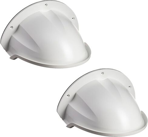 غطاء حماية لكاميرا المراقبة SDS DS-1250ZJ Universal Sun Rain Shade للكاميرا الخارجية للعش/الحلقة/القبة/الرصاصة - عبوة واحدة، أبيض in Kuwait