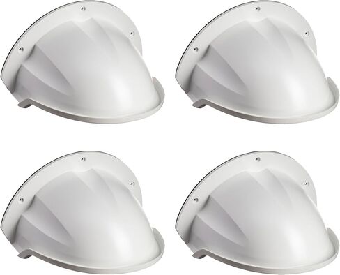 غطاء حماية لكاميرا المراقبة SDS DS-1250ZJ Universal Sun Rain Shade للكاميرا الخارجية للعش/الحلقة/القبة/الرصاصة - عبوة واحدة، أبيض in Kuwait