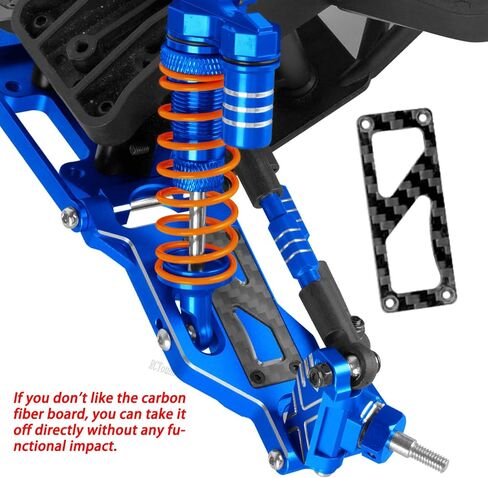 ترقيات RC جزء من الألومنيوم الأمامي والخلفي أذرع لـ 1/10 Rustler 2WD (VXL) ، Stampede 2WD (VXL) ، RC Alloy Arms W/Tie Bar Hops Up ، Navy Blue in Kuwait